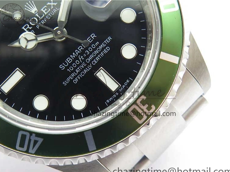 MiroTime 0421 Effortless Submariner 16610 LV Kermit Green 904L Steel ARF1:1 Best Edition on SS Bracelet SH 2577